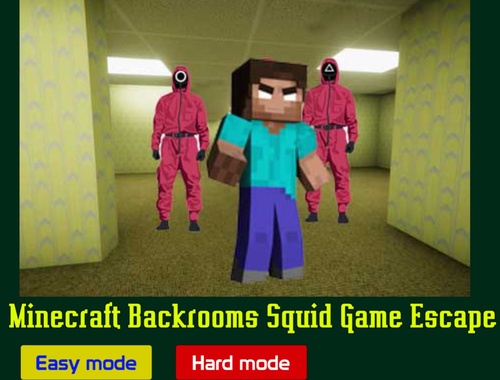 Игра Minecraft задни стаи Squid Game Escape  онлайн