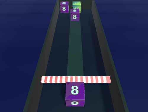 Игра Merge Craft 2048 3D пъзел  онлайн
