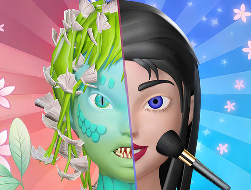 Игра Monster Makeup 3D онлайн