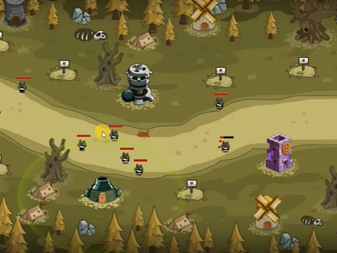 Игра 2D фентъзи отбрана на кулата  онлайн