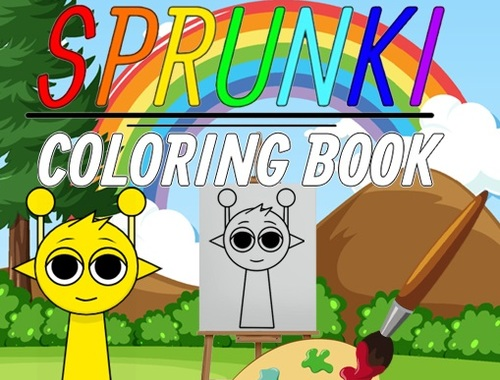 Игра Книга за оцветяване на Sprunki  онлайн