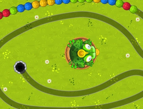 Игра Frogtastic Marble Adventure  онлайн