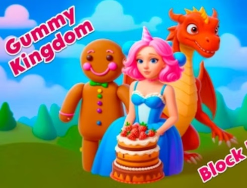 Игра Блок пъзел на Gummy Kingdom  онлайн