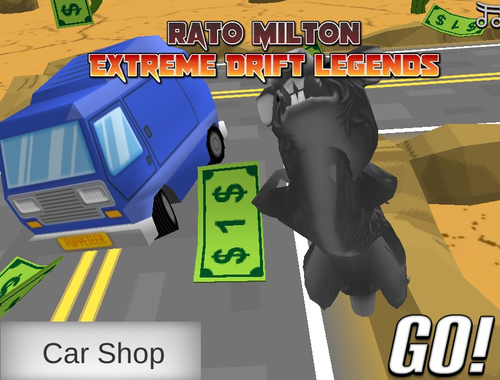 Игра Rato Milton Extreme Drift Legends  онлайн