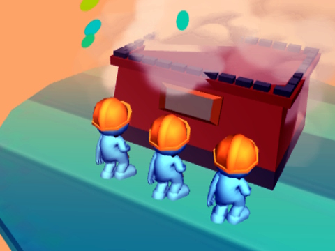 Игра Brick Rush 3d  онлайн