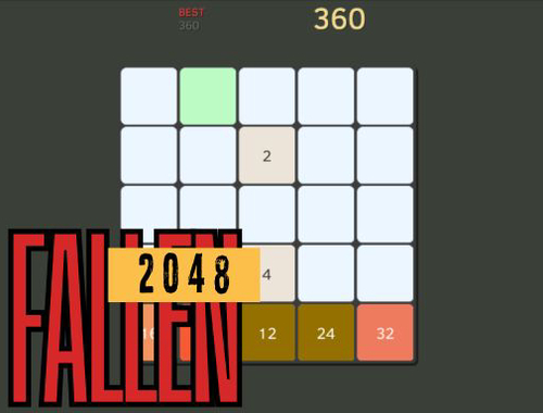 Игра Паднал 2048 г.  онлайн