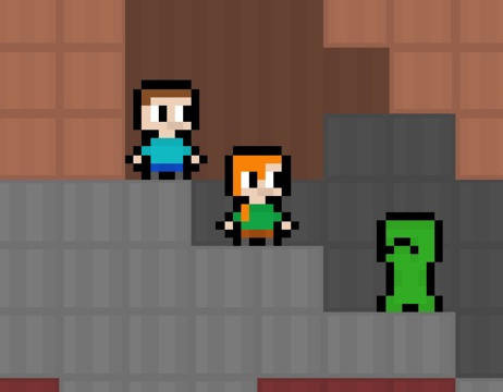 Игра McBros Pixelcraft  онлайн