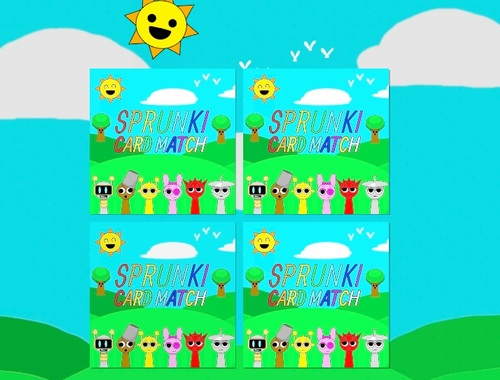 Игра Sprunki Meag Card Match  онлайн