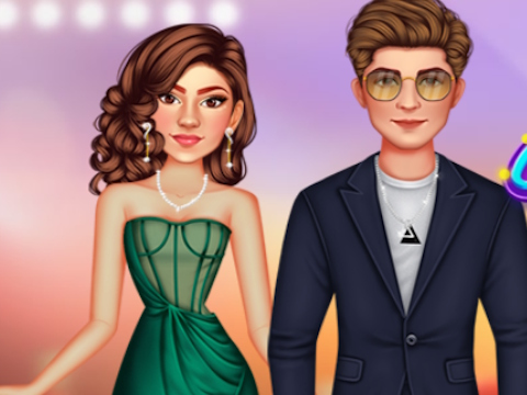 Игра Celebrity двойка червен килим мода  онлайн