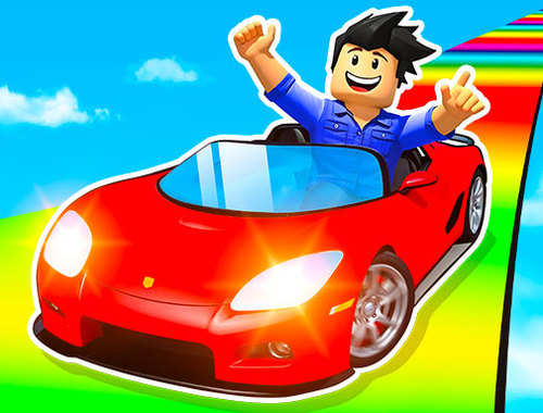 Игра Epic Car Stunt Race Obby  онлайн