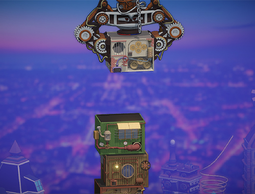 Игра Строител на кулата Steampunk  онлайн