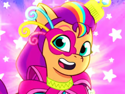 Игра Пъзел на мозайката: Карнавалът на Little Pony  онлайн
