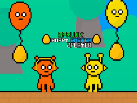 Игра Sprunki Честит Великден 2 Player  онлайн