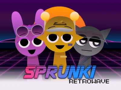 Игра Sprunki retrowave  онлайн