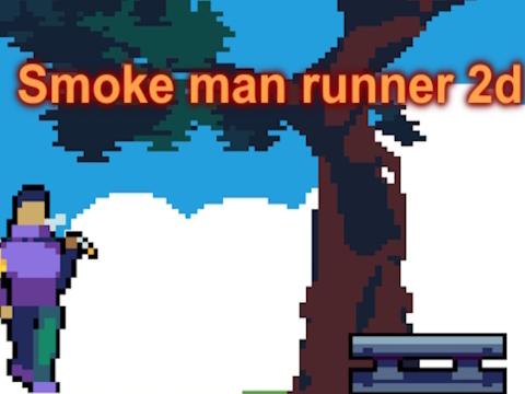 Игра Smoke Man Runner 2d  онлайн
