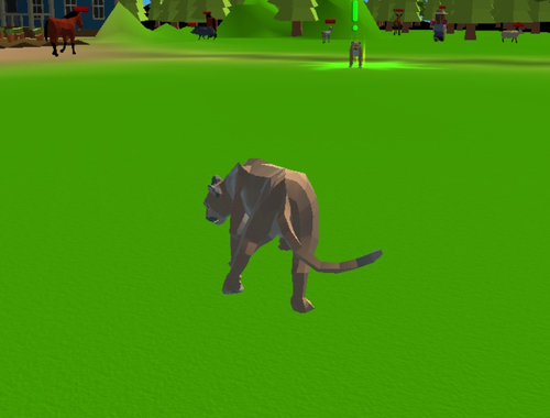 Игра Cougar Simulator - Големи котки  онлайн