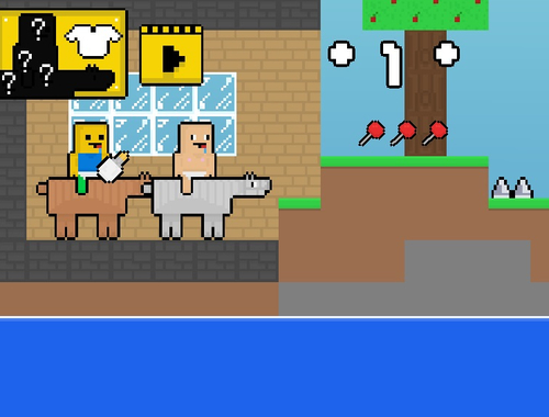 Игра Бебе noob срещу baby obby horse  онлайн