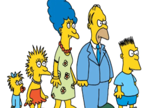 Игра The Simpsons: Намерете разликата  онлайн