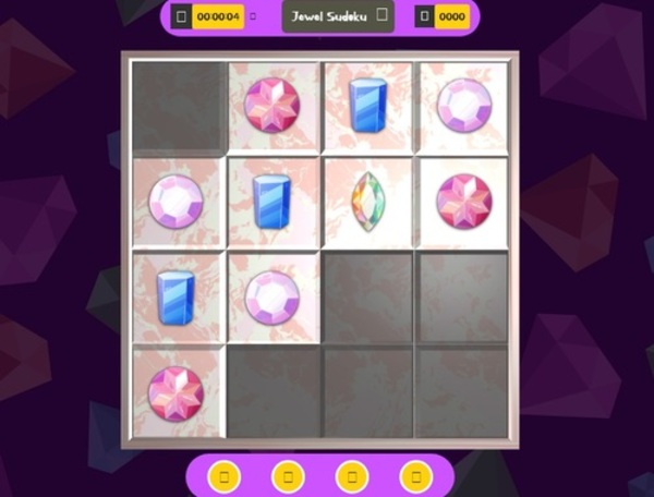Игра 3D Jewel Sudoku  онлайн