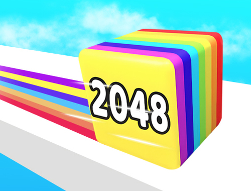 Игра Jelly Run 2048  онлайн