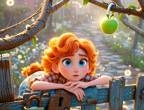 Игра Намерете разликите: Зелена ябълка  онлайн