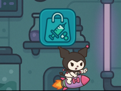 Игра Kitty kuro lab escape  онлайн