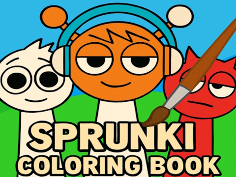 Игра Книга за оцветяване на Sprunki  онлайн