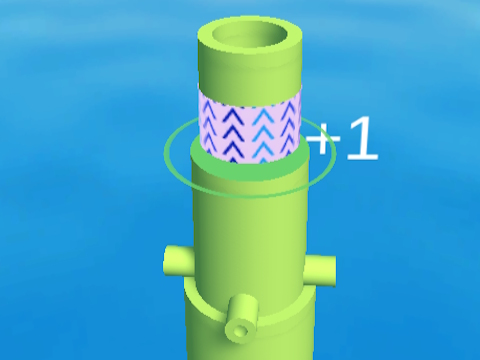 Игра Натрупване 3D  онлайн