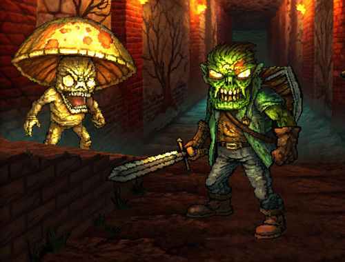 Игра Monster Slayer се слива и оцелява  онлайн