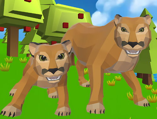Игра Cougar Simulator: Големи котки  онлайн