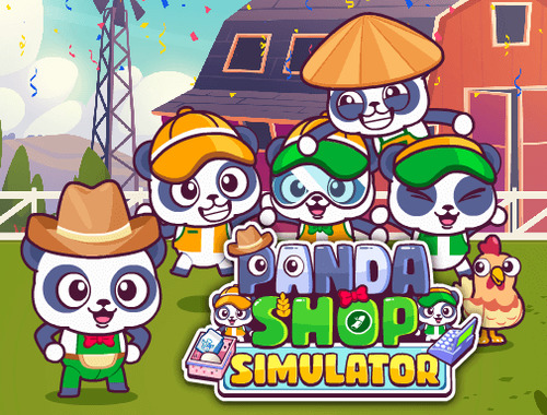 Игра Симулатор на Panda Shop  онлайн