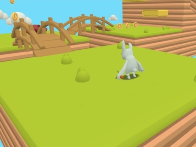 Игра Bunny Coin Hop  онлайн