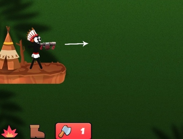 Игра Stickman Arrow Battle  онлайн