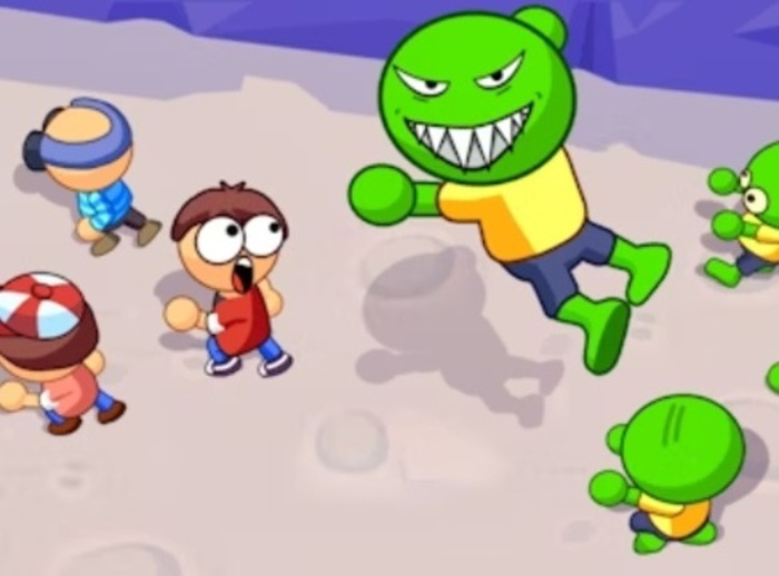 Игра Zombie Crowd & Merge  онлайн