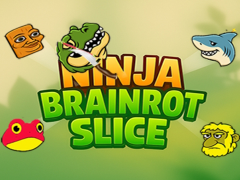 Игра Ninja Brainrot Slice  онлайн
