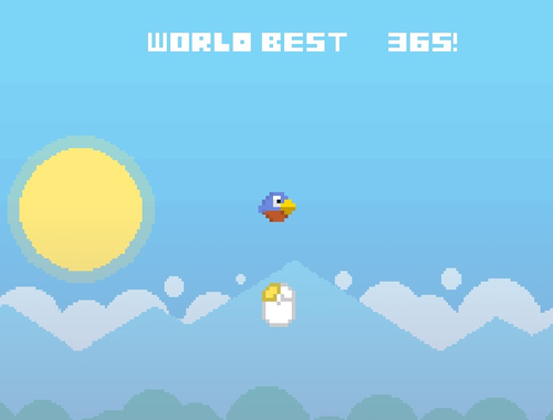 Игра Полет на Flappy  онлайн
