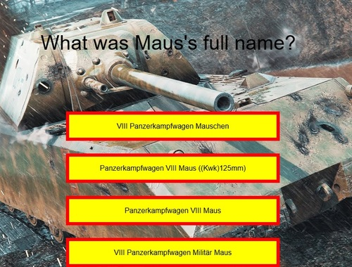 Игра Тест за резервоар: Маус  онлайн