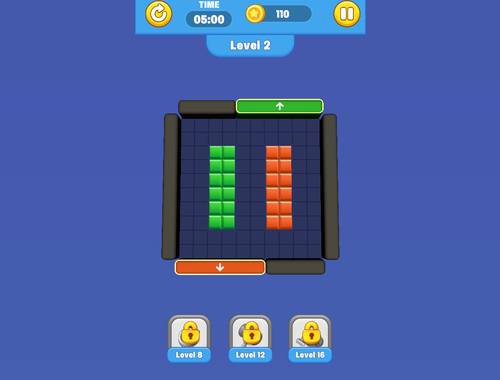 Игра Цветово сладко от блок  онлайн