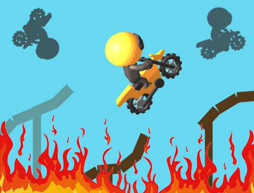 Игра Moto Trials Rush  онлайн
