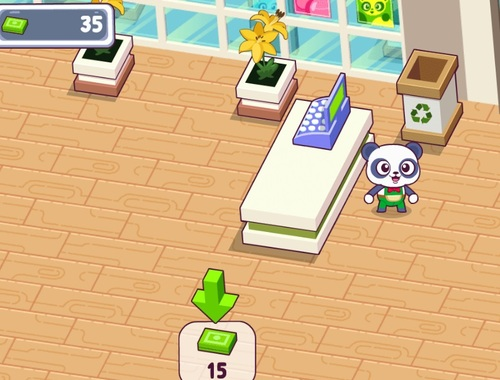 Игра Симулатор на Panda Shop  онлайн