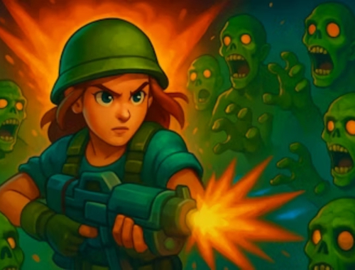 Игра Zombie Auto Defense  онлайн