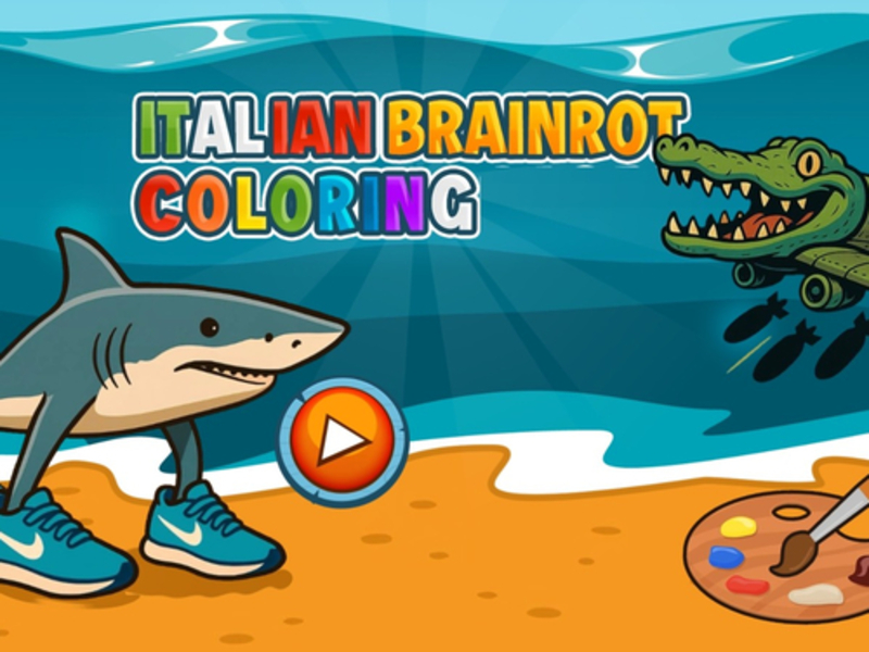 Игра Италиански Brainrot: Оцветяване онлайн