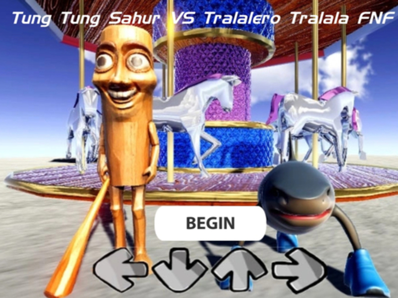 Игра Tung Tung Sahur срещу Tralalerroe Tralala: Freee Knight Fankin онлайн