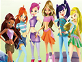 Игра Колекция от пъзели на Winx Club  онлайн