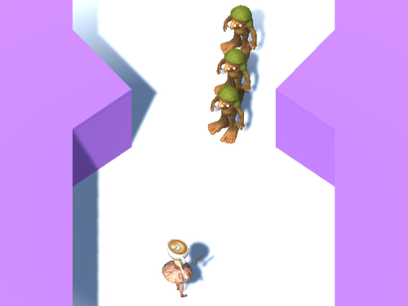 Игра Ballerina Kapuchino: Braynrrot Shooter онлайн