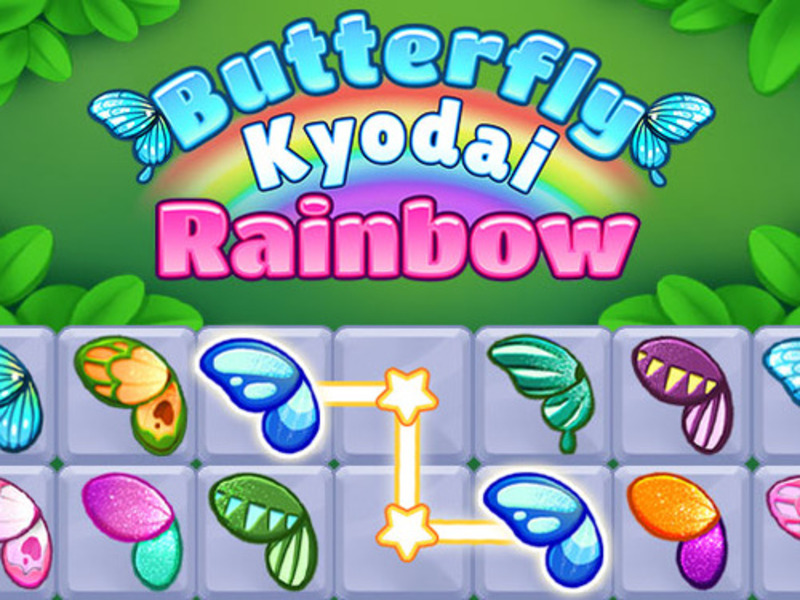 Игра Пеперуди на Majong: Rainbow онлайн
