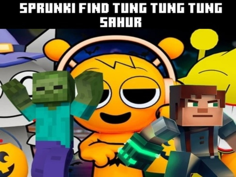 Игра Спринките Намерете Tung Tung Tung Sahur онлайн