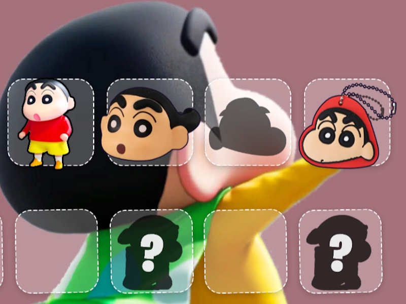 Игра Г-н Sin-Chan събира пастели онлайн