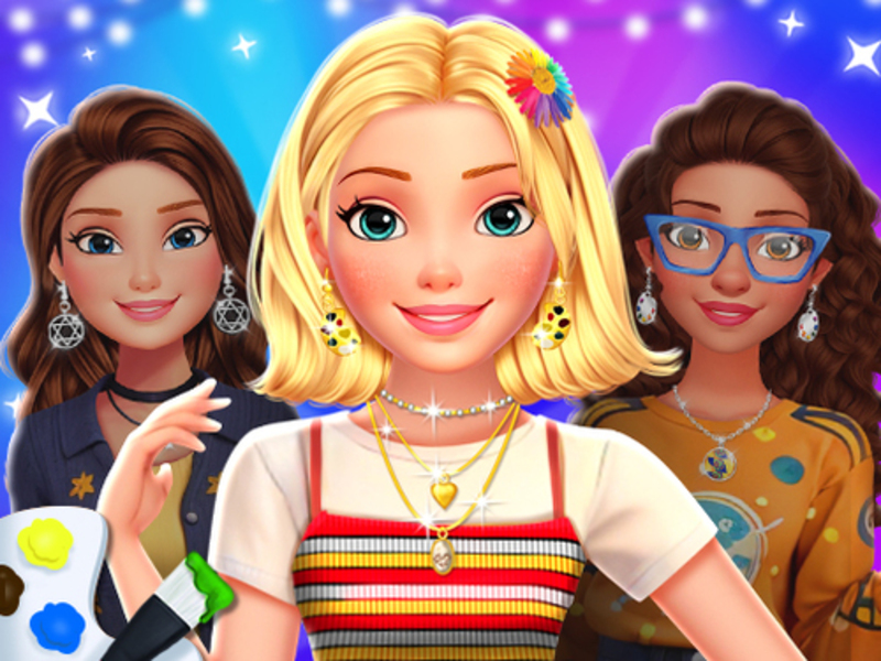 Игра Ели и приятели Естетика Арт цъфтеж онлайн