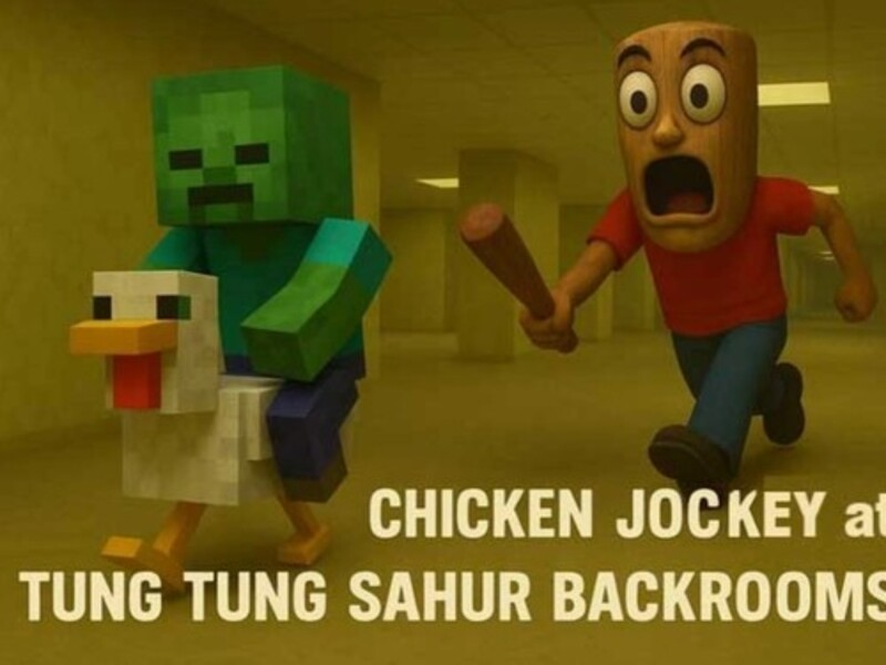 Игра Пилешки жокей срещу Tung Tung Sahura: Помощни стаи онлайн